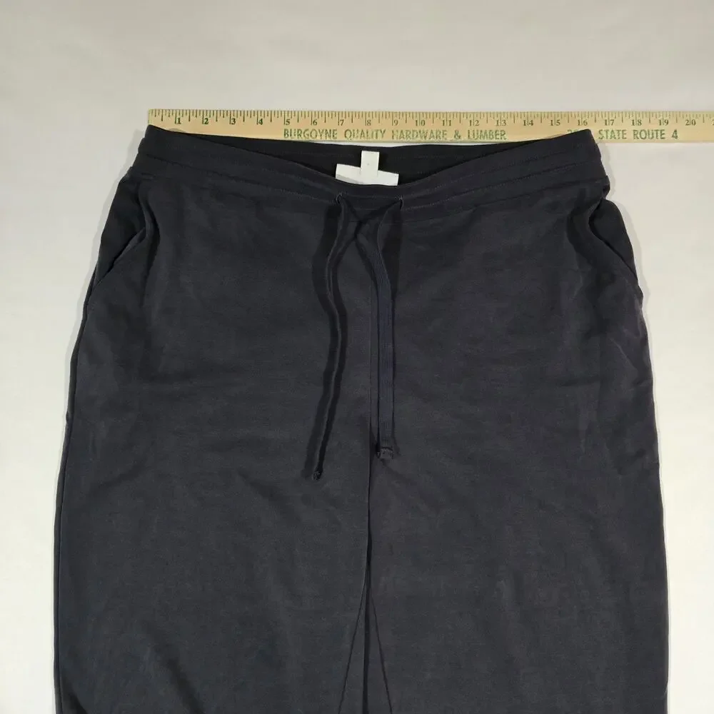 Pure J Jill Medium Grey Sand Washed Blue Pants Pull On Drawstring Tencel - Picture 16 of 16